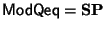 ${\sf ModQeq} = {\bf SP}$