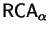 $\mbox{\large${\sf RCA}_\alpha$}$