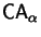$\mbox{\large${\sf CA}_\alpha$}$