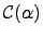 $ {\mathcal C}(\alpha)$